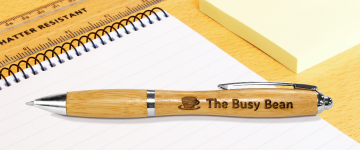 FPE100 Engraved Bamboo Ballpen